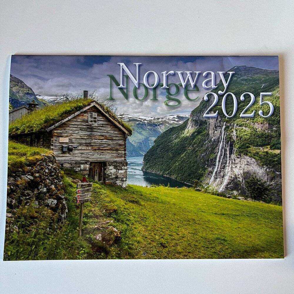 NEW Norway Calender 2025 Norwegian